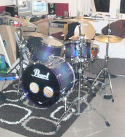 PEARL MASTERS MMX CUSTOM FULL KIT ZILDJIAN A + Z CUSTOM MINT