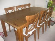 Dining Table and 6 Chairs
