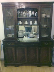 SIDEBOARD WITH DISPLAY CABINET AND BAR FOR SALE