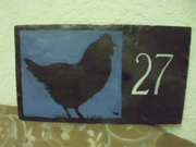 hand painted house or garden signs