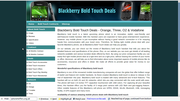 Blackberry Bold Touch 9900 deals available with free gift offers 