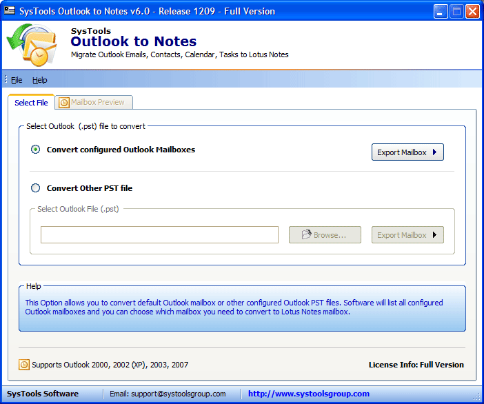 Outlook to Notes Conversion