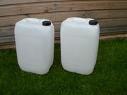25ltr White Plastic Containers 