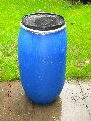 150ltr Blue Barrels for collecting Rain Water or Storage
