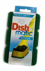 Dishmatic Green Refill Sponges