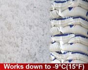 White deicing salt