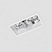 Kreon - Double Down - Ceiling Lamp - 2x75W G53 - 12V - IP20 - White - 