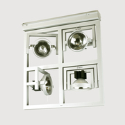 Kreon - Kwadro - Ceiling Light - 4x75W GY6.35 - 230V - IP40 - White – 