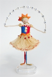 Buy Harlequin cake decoration from Halinkas Fairies