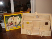 large wooden delux barn 