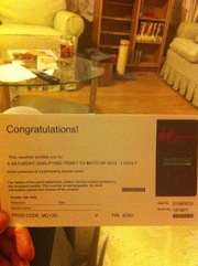 moto gp qualify race day tickets x2