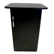 black fish tank stand