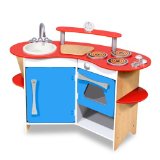 wooden corner kitchen new in box