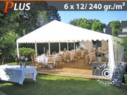 Marquee 6x12 m PE