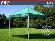 Folding canopy FleXtents Pro 3x3 m, green