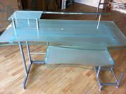 Tempered Frosted Glass Desk for Sale