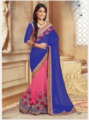Buy Online Fashionable Indian Partywear Saree at Discounted Prices