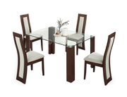 Malabo Modern Glass Dining Table 