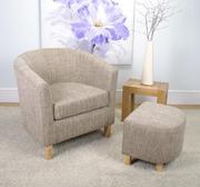 Shankar Shanker Tweed Tub Chair Set At Vintage Home Stores