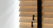 Vertical wooden blinds