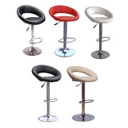 You Can Buy Pack of Any Two Modern Eclipse Faux Leather Swivel Bar Sto