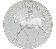 1977 QUEEN ELIZABETH II SILVER PROOF JUBILEE CROWN