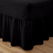 Buy Cotton Rich Valance Sheet - Black
