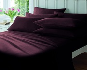 Buy Cotton Rich Flat Chocolate Color Sheet