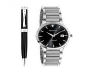 Buy Accurist Gents Watch & Pen Gift Set