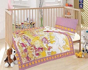 Buy Cot Bed Duvet Cover with Pillowcase - Little Farm