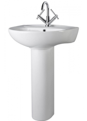 Melbourne 550mm 1TH Basin & Pedestal