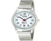 Buy Ravel Gents Stainless Steel Day/Date Bracelet Strap Watch