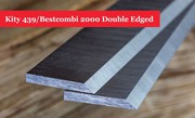 Kity 439/Bestcombi 2000 Double Edged Planer Blades Knives 200mm Long 