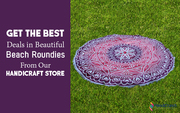 Mesmerizing round beach towel