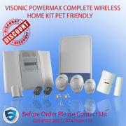 VISONIC POWERMAX COMPLETE WIRELESS HOME KIT PET FRIENDLY UK SELLER