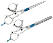 Left Handed Hairdressing Barber Salon Scissors, Thinning Scissors set