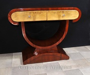Art Deco Dressing Console Table Walnut 1920s Furnitur