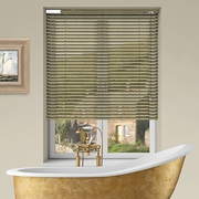 Controliss 6V DC battery Powered Soho Gold Sparkle Venetian Blind