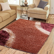 Rugsville Silky Shag Gold Rug 
