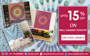 Chicest range of wall hanging tapestry from Handicrunch