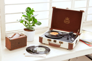 Stylish Vinyl Record Players by GPO Retro