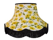 Handmade fabric lampshades