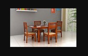 Buy Wooden Extendable Dining Table Set Online - Upto 60% off