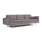Contemporary Sofas - Contempo Al 2 & 3 Seater Leather Sofa