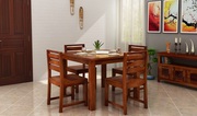 Shop Stylish 4 Seater Dining Table at Wooden Space