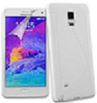 S Line Silicone Gel Case Cover for Samsung Galaxy Note 4