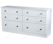 Welcome Furniture Pembroke 6 Drawer Midi Chest | Furniture Direct UK