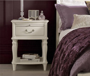 Bentley Designs Bordeaux Ivory 1 Drawer Nightstand 