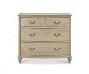 Bentley Designs Bordeaux Chalk Oak 2+2 Drawer Chest 