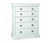 Bentley Designs Chantilly White 2+4 Drawer Chest